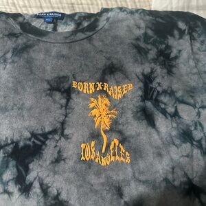 Born x Raised LS Tee tied dye in perfect condition XXL